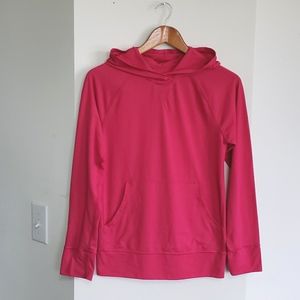 Patagonia Hot Pink Long Sleeve Tee Shirt Hoodie Size XL (14) Girls